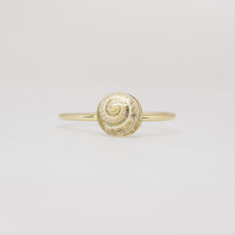Gray storm clam ring